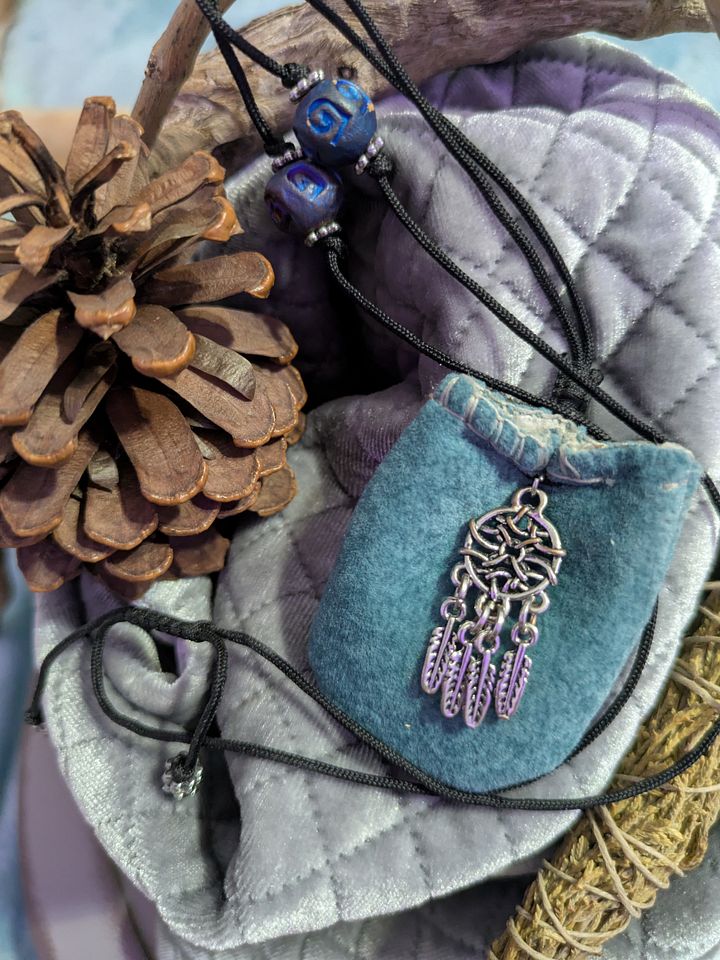 Dream Catcher Pouch Necklace product image (1)