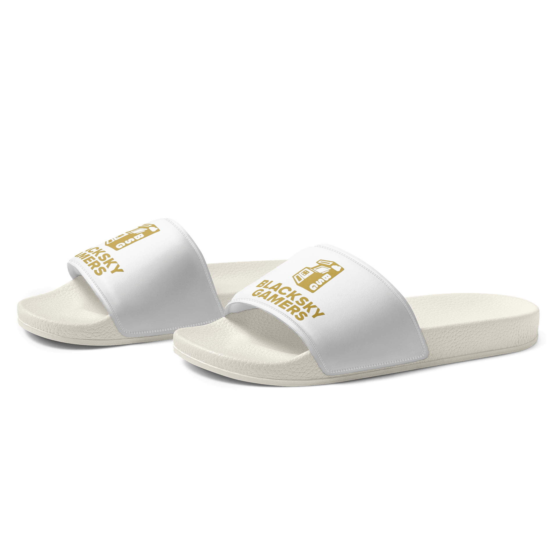 White Classic BlackSkyGamers Logo Slides (WOMENS SIZE) product image (2)