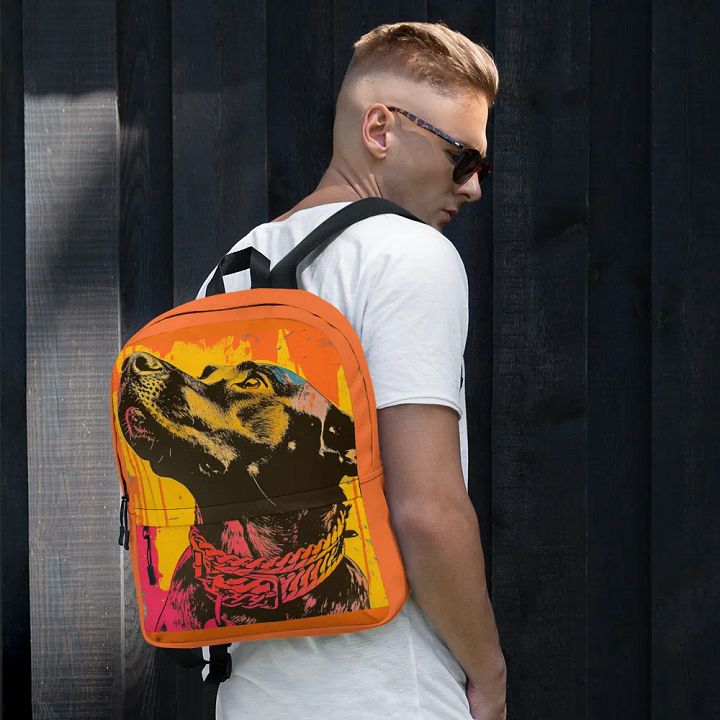 Black Labrador All-Over Print Backpack product image (2)