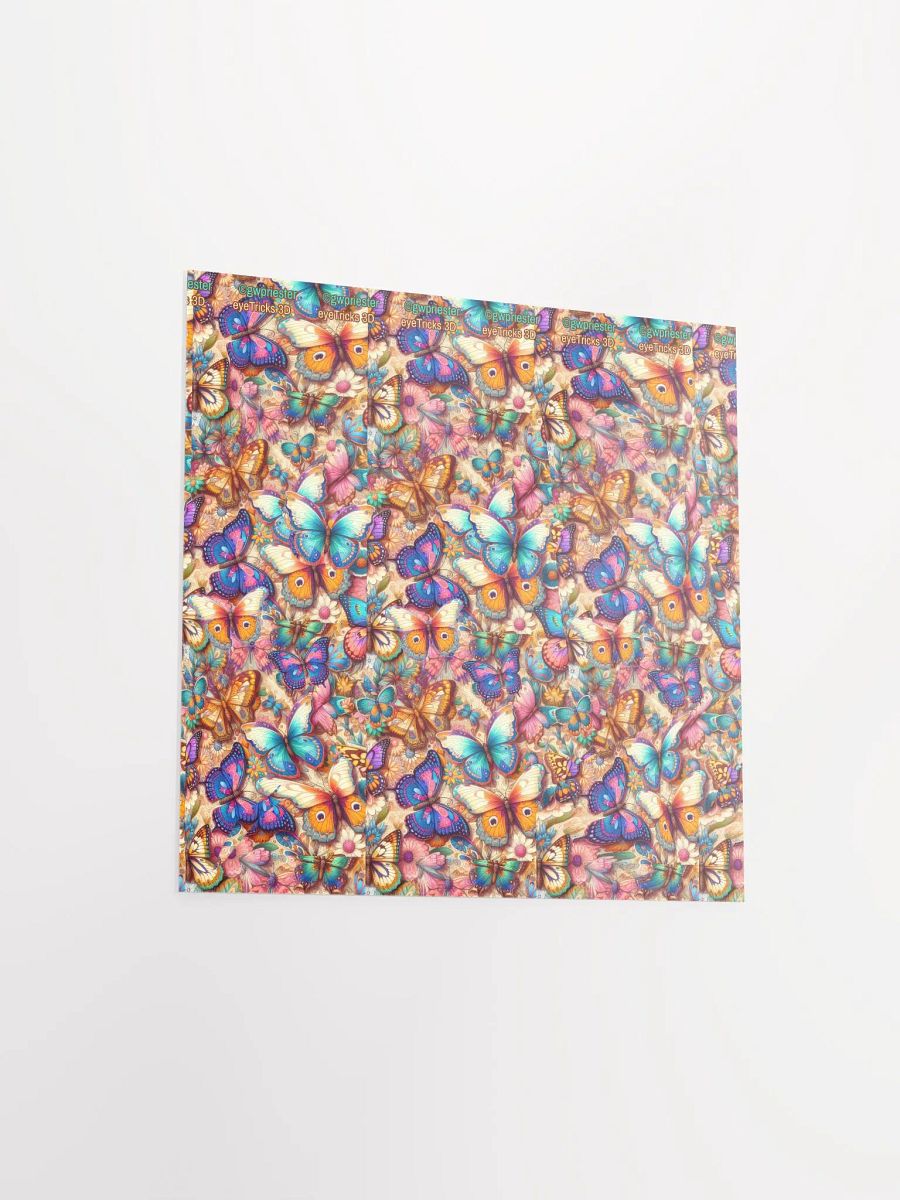 Butterfly Tunnel - 3D Stereogram Poster product image (13)