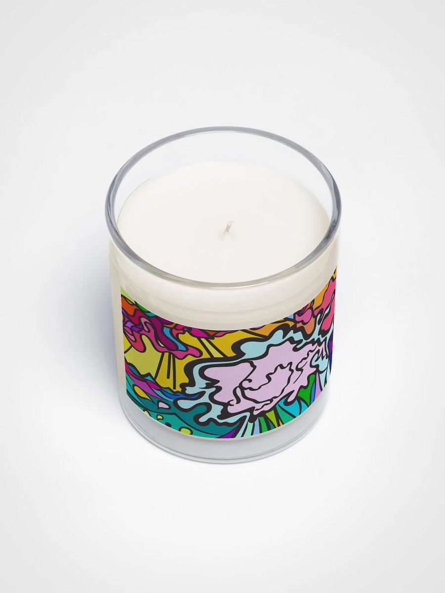 Vibrant Landscape Soy Wax Candle – Wave at Sunset product image (3)