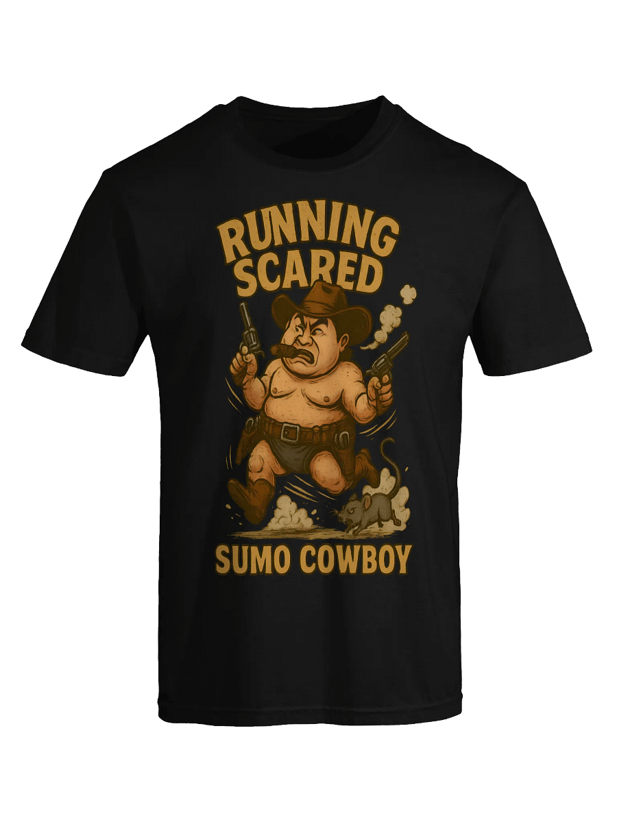 Sumo Cowboy Running Scared T-Shirt product image (5)