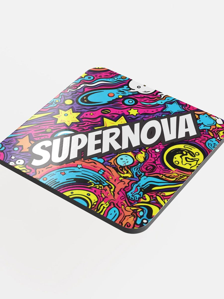 Supernova Dodgeball Club Glossed Cork Coaster product image (4)