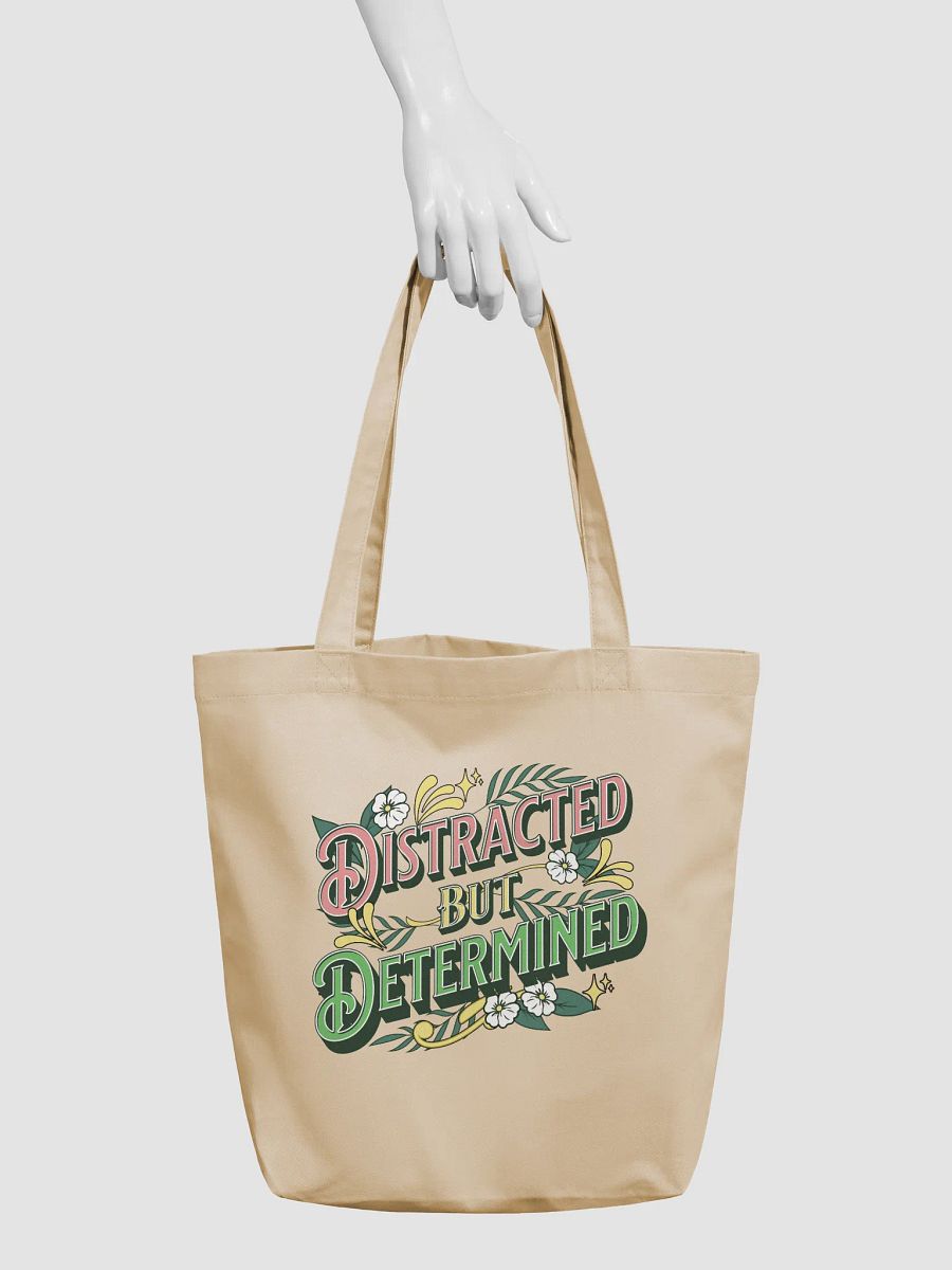 Distracted But Determined Floral Eco Tote product image (6)