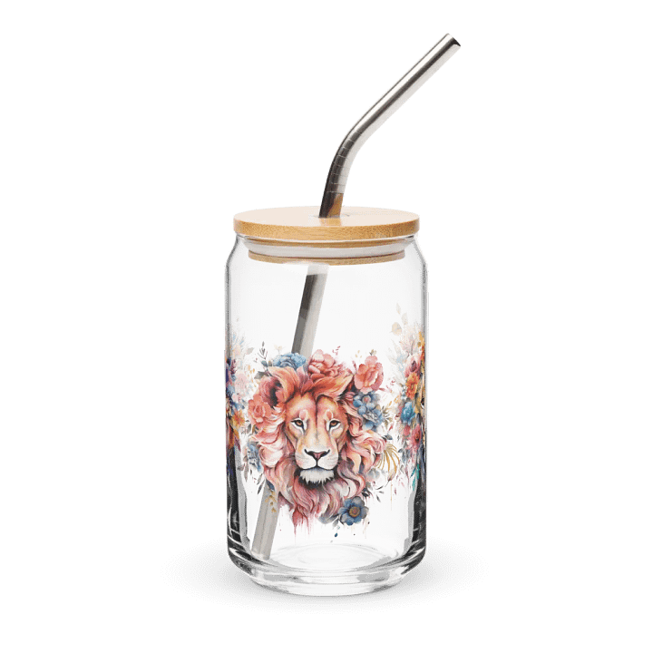 Lion Bloom Glass: A Majestic Sip product image (1)