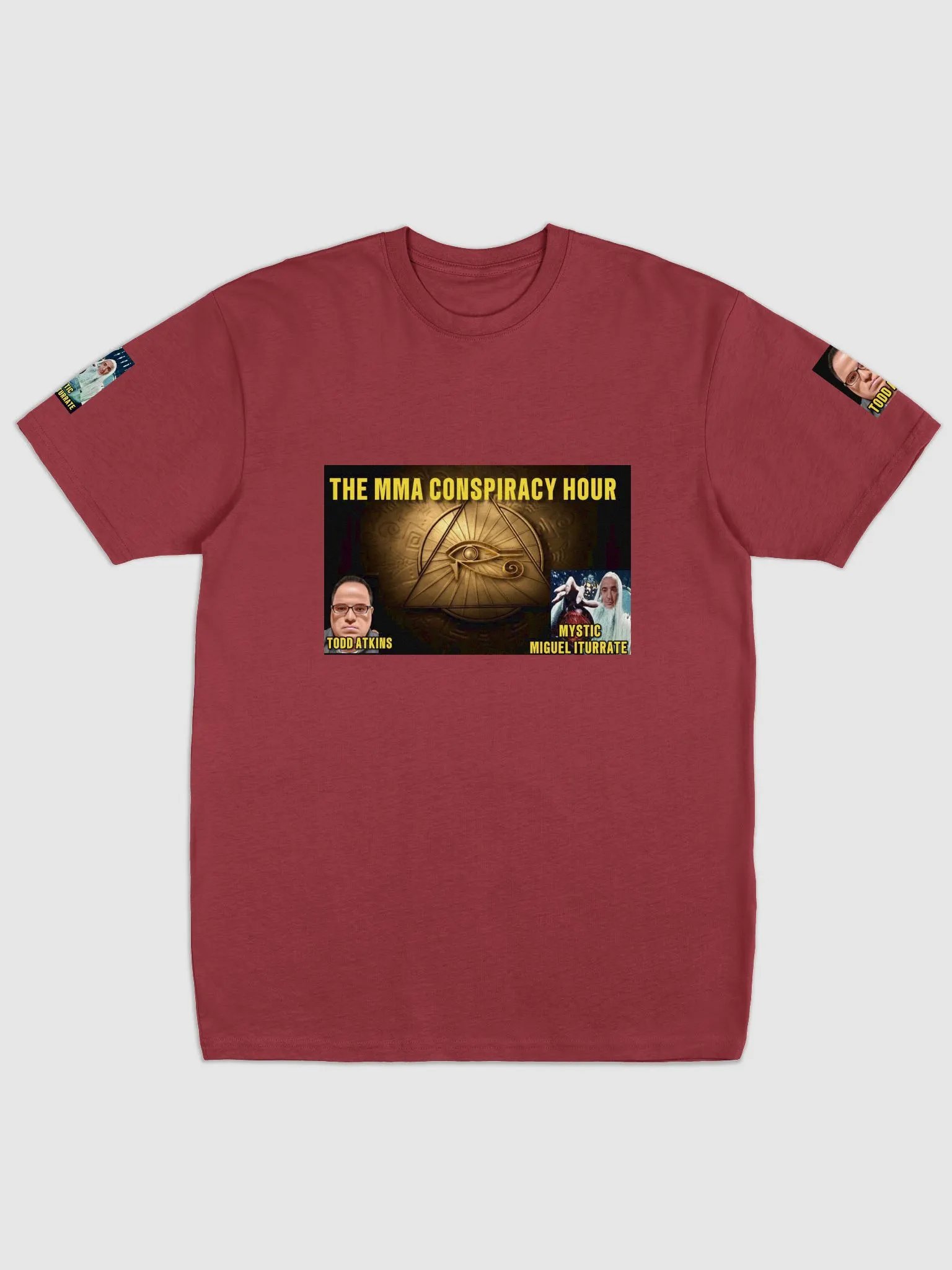 THE MMA CONSPIRACTY HOUR T-SHIRT (RED) product image (1)