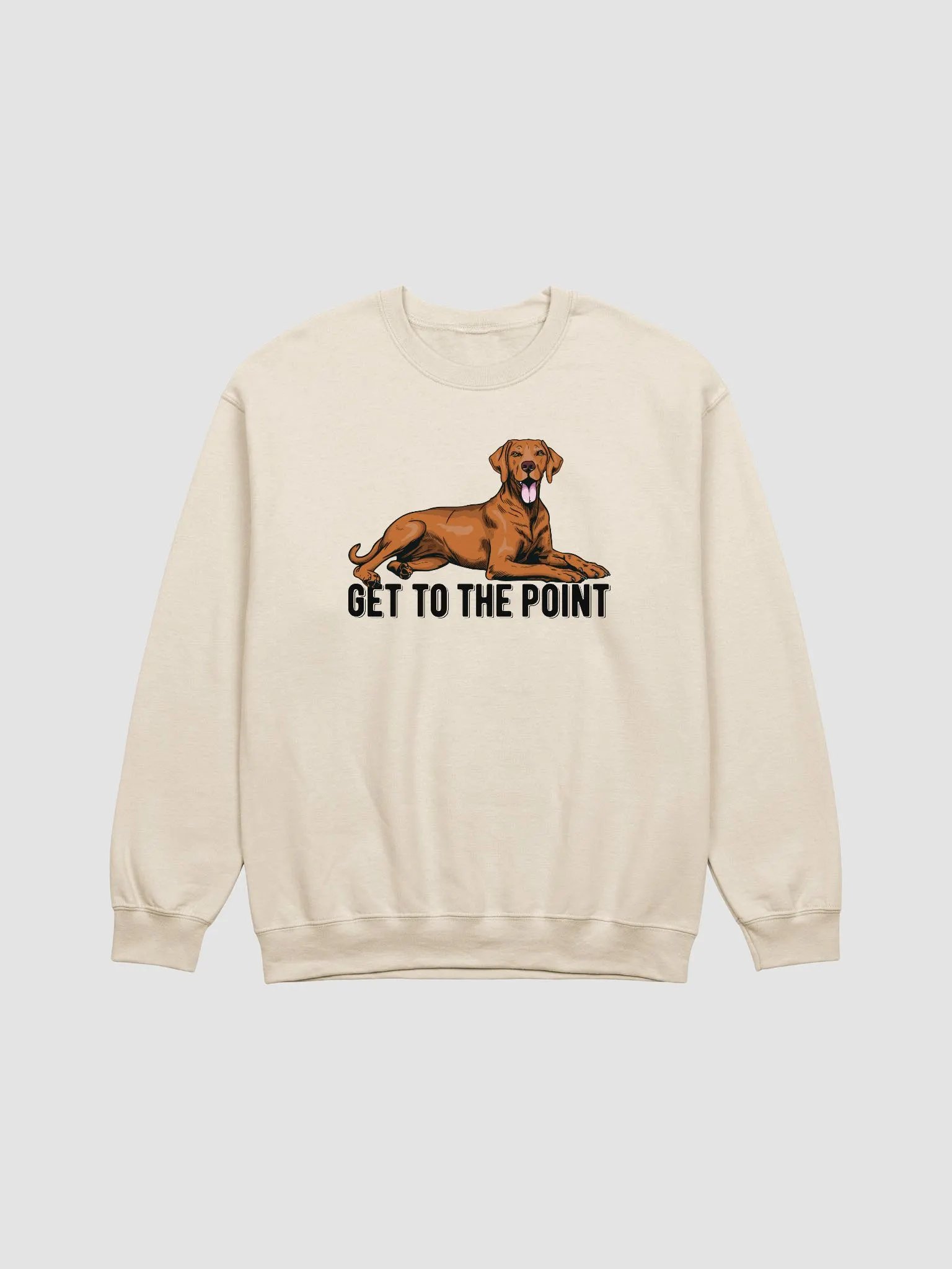 Get to the Point Sweatshirt of a Vizsla | Funny Shirt for Sporting Dog Paw-rents product image (20)