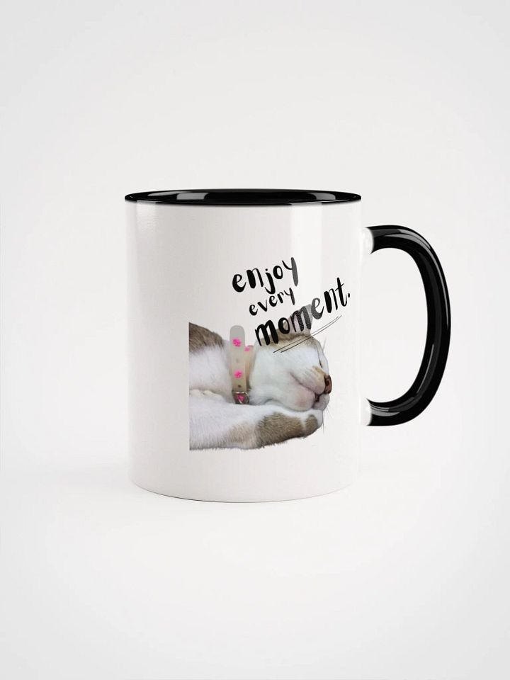 Enjoy Every Moment glossy mug with color product image (1)