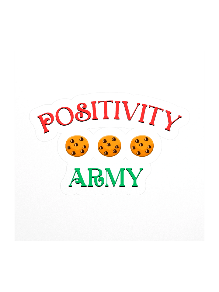 Positivity Army Sticker product image (2)