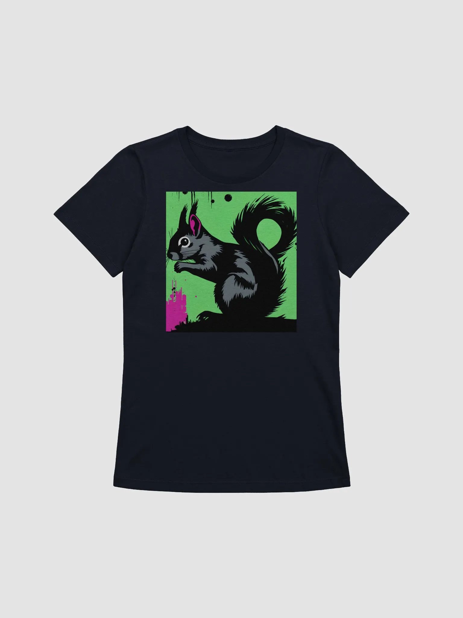 Whimsical Squirrel Graphic Relaxed-fit Tee product image (1)