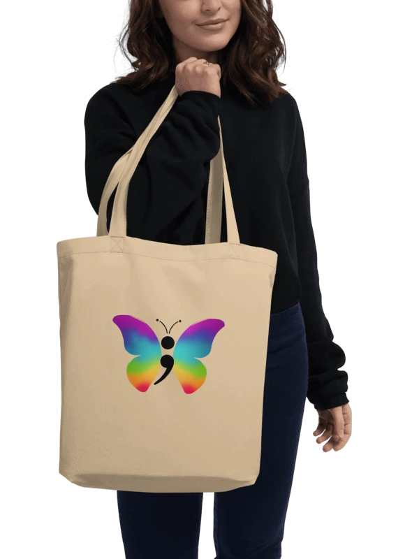 Butterfly of Hope Tote Bag – Emblem of Mental Resilience product image (1)