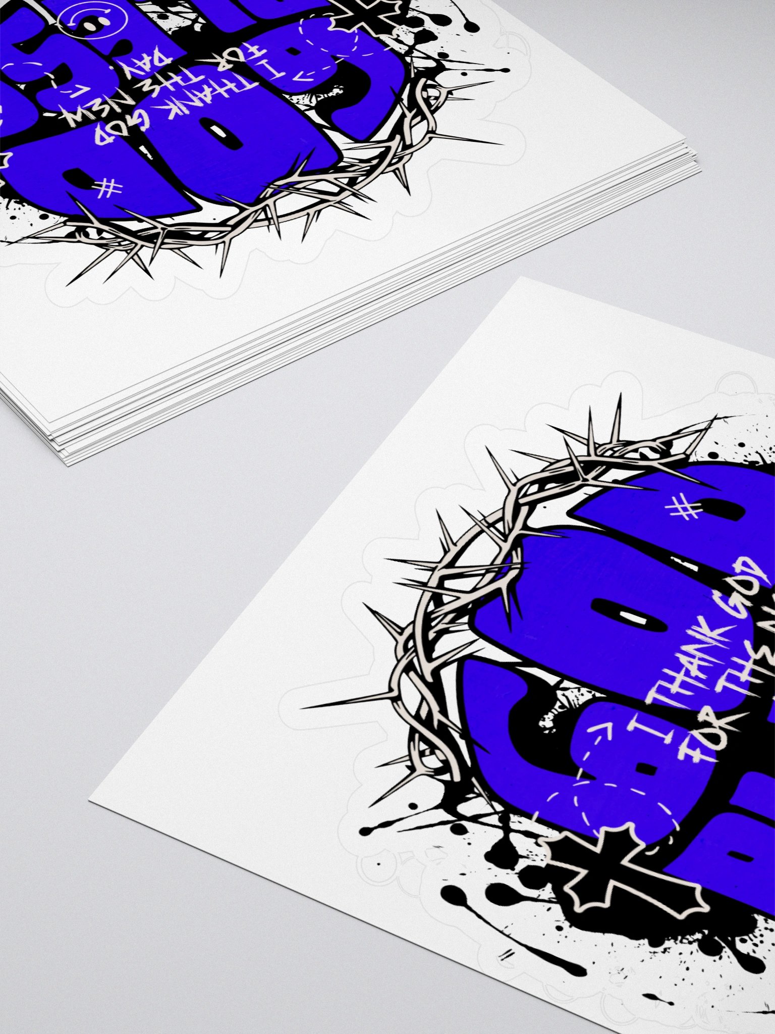 God Bless Kiss Cut Stickers product image (4)