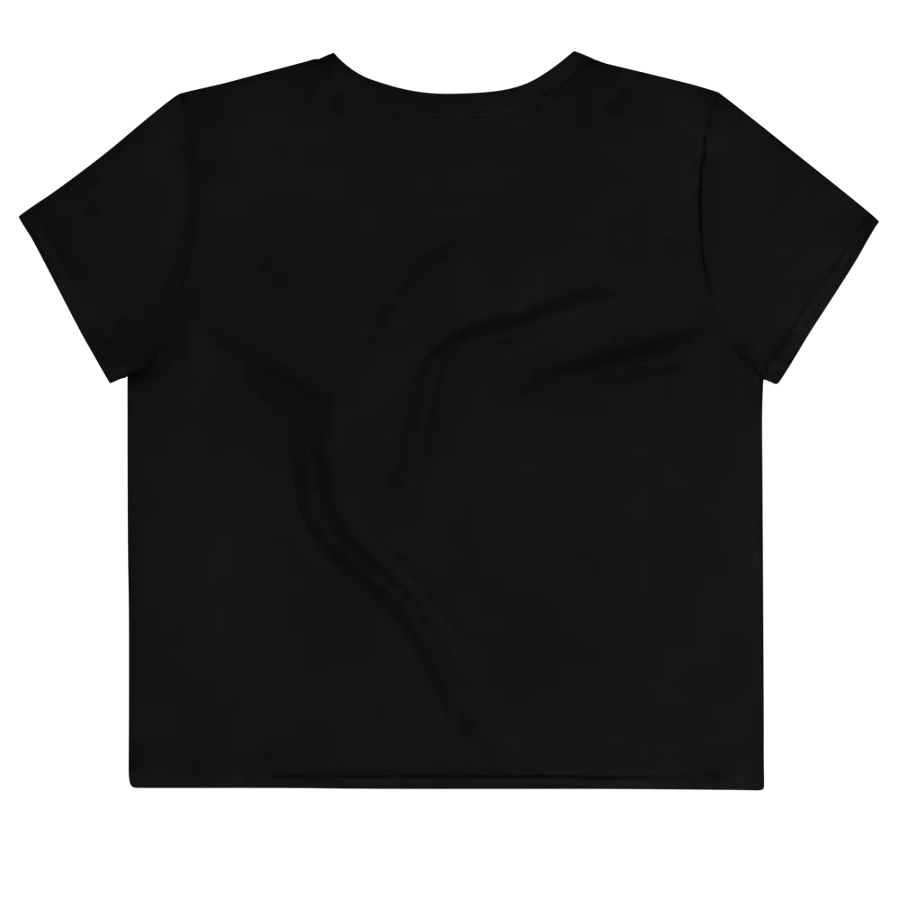 Dancing for Demeowcracy White Cat Silhouette Crop Tee product image (9)
