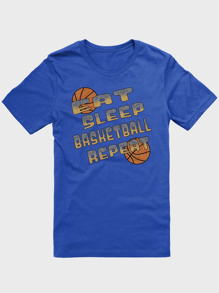 Eat Sleep Basketball Repeat Baller Routine Graphic Tee product image (36)
