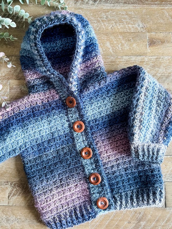 Rainbow Hugs Hoodie Crochet Pattern product image (1)