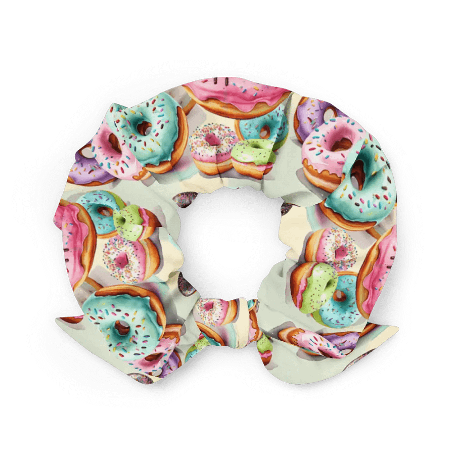 Hair Scrunchie - Pastel Sprinkled Donuts product image (3)