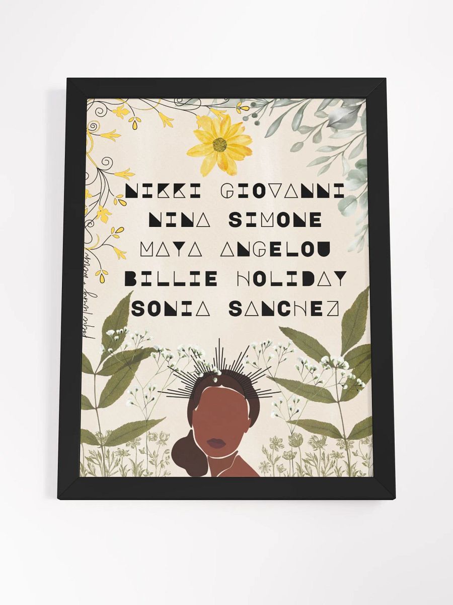 fierce art heroines - framed design product image (4)
