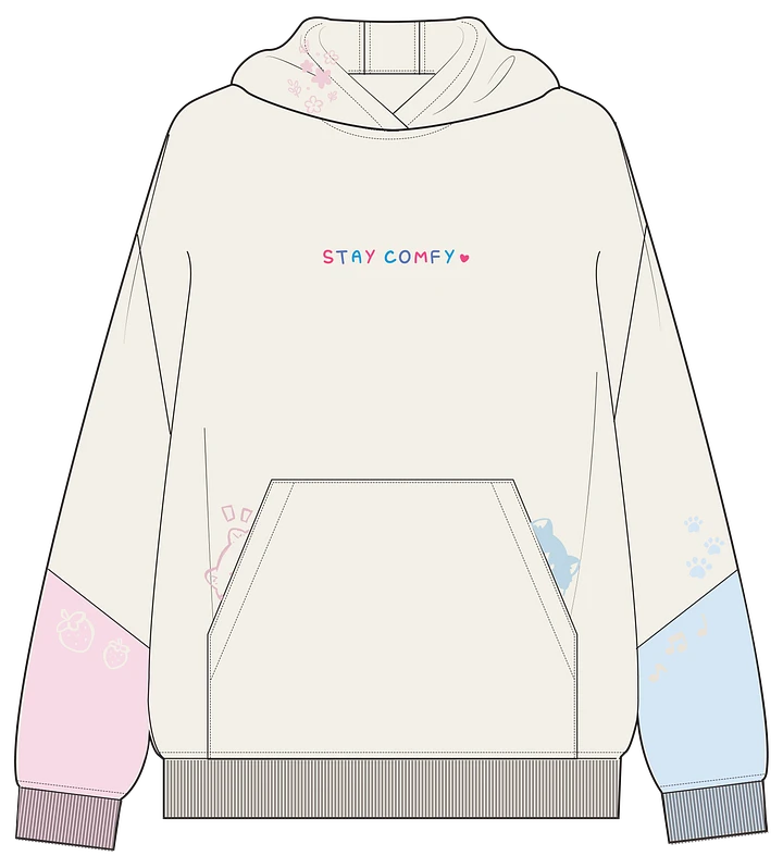 pastel doodle hoodie (pre-order) product image (1)