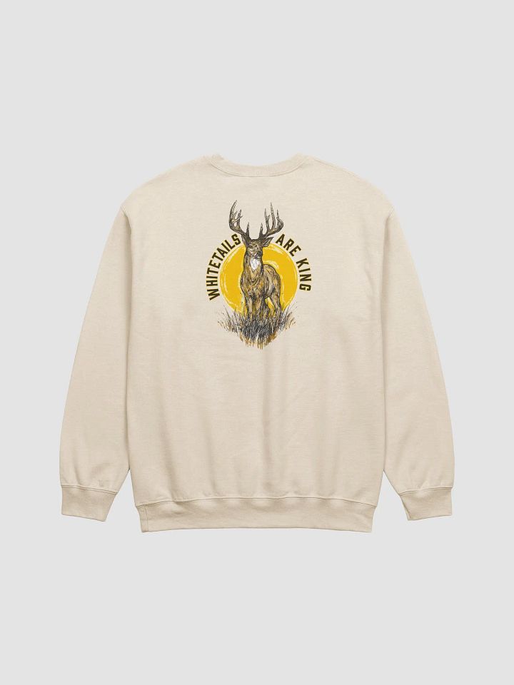 WHITETAILS ARE KING CREWNECK product image (2)