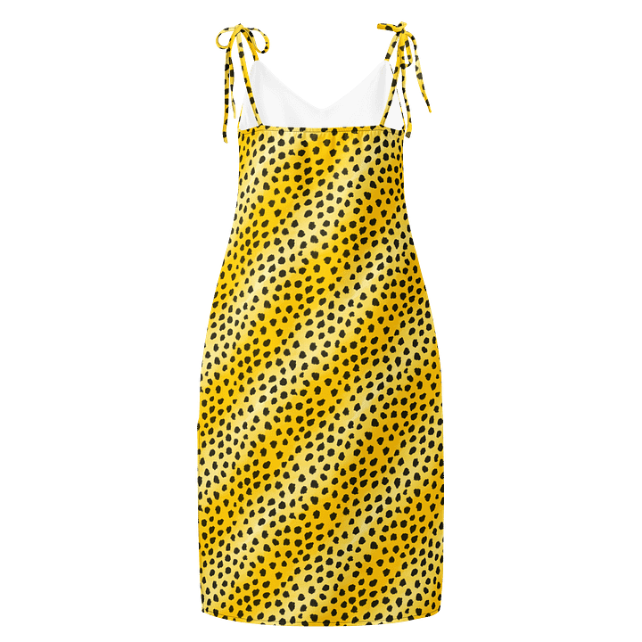 Black and yellow cheetah dress product image (1)