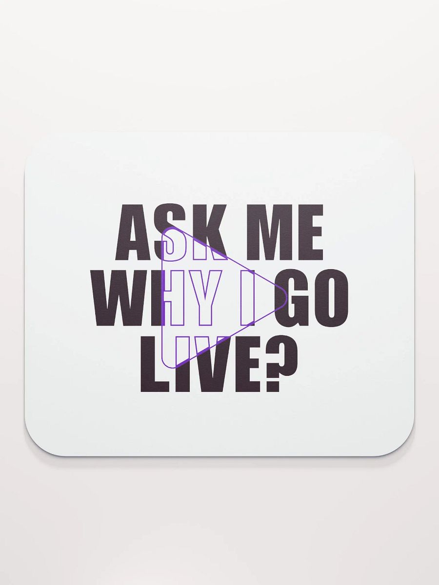 Ask Me Mouse Pad product image (2)