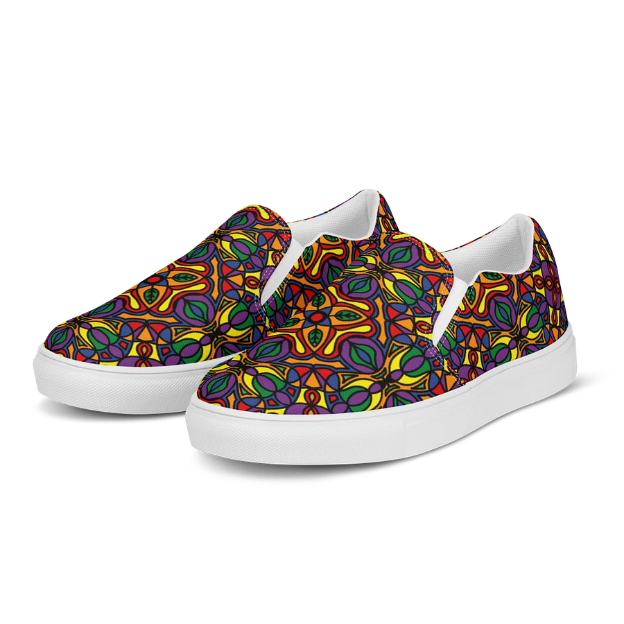 Mens Slip On Canvas - Pride Abstract product image (2)