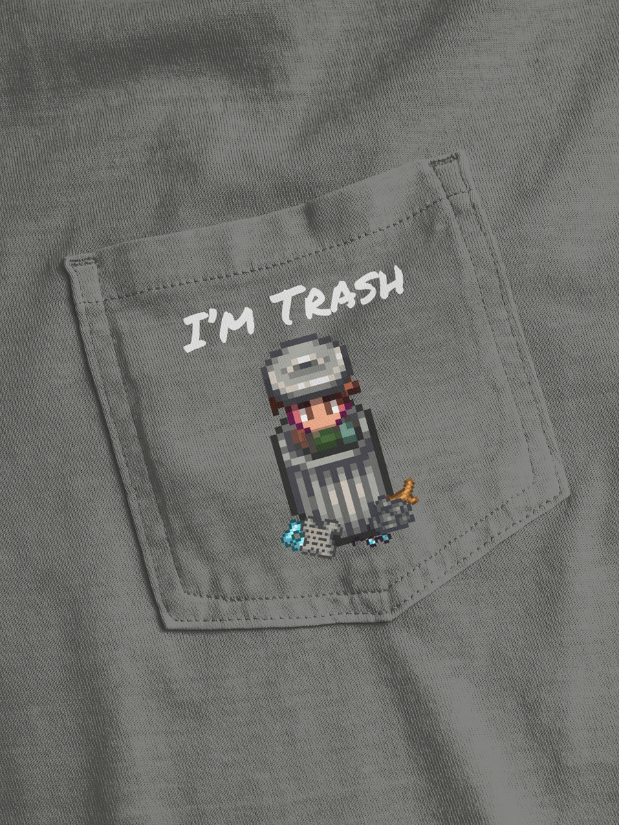 I'm Trash Pocket Tee product image (2)