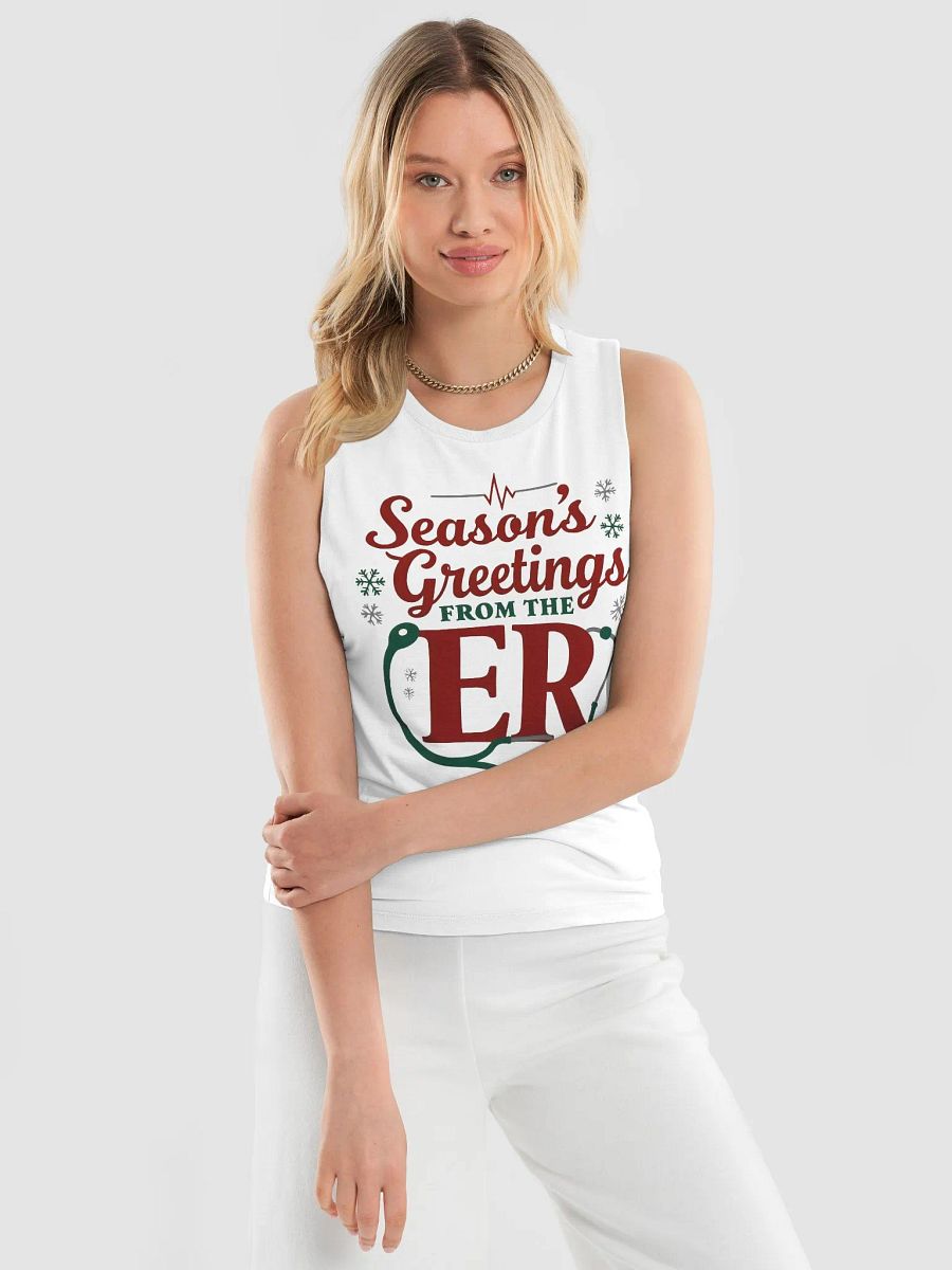 Festive ER Season's Greetings Flowy Tank product image (11)