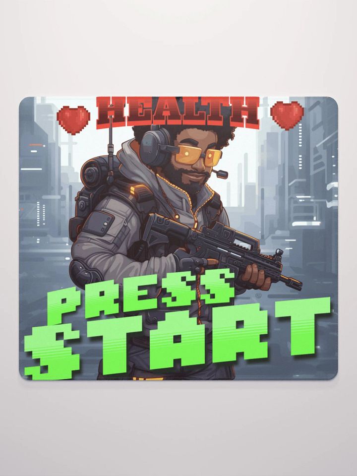 Shadoss HD - Press Start Mouse Mat product image (2)