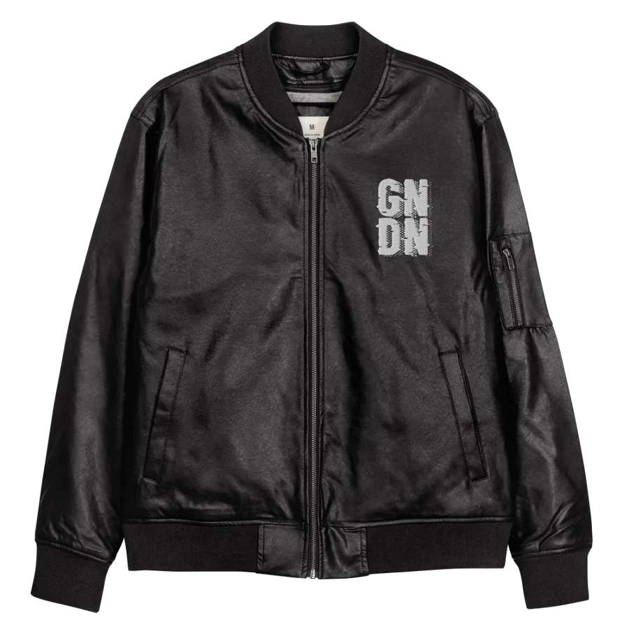 GNDN Leather Bomber Jacket product image (10)