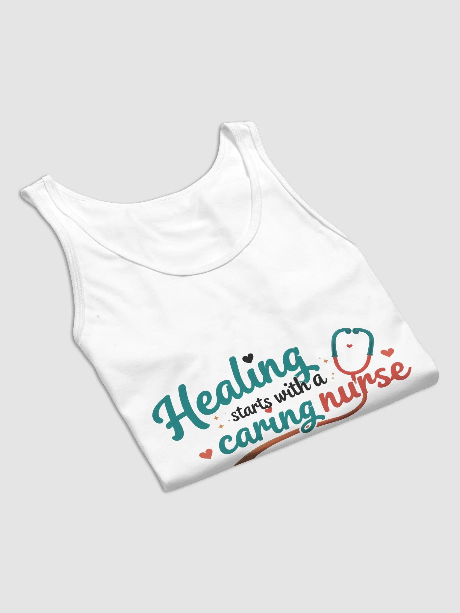 Caring Nurse Stethoscope Tank product image (23)
