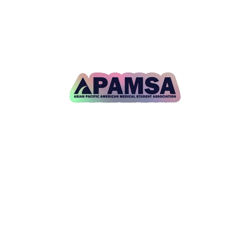 Holographic Long Logo Sticker
