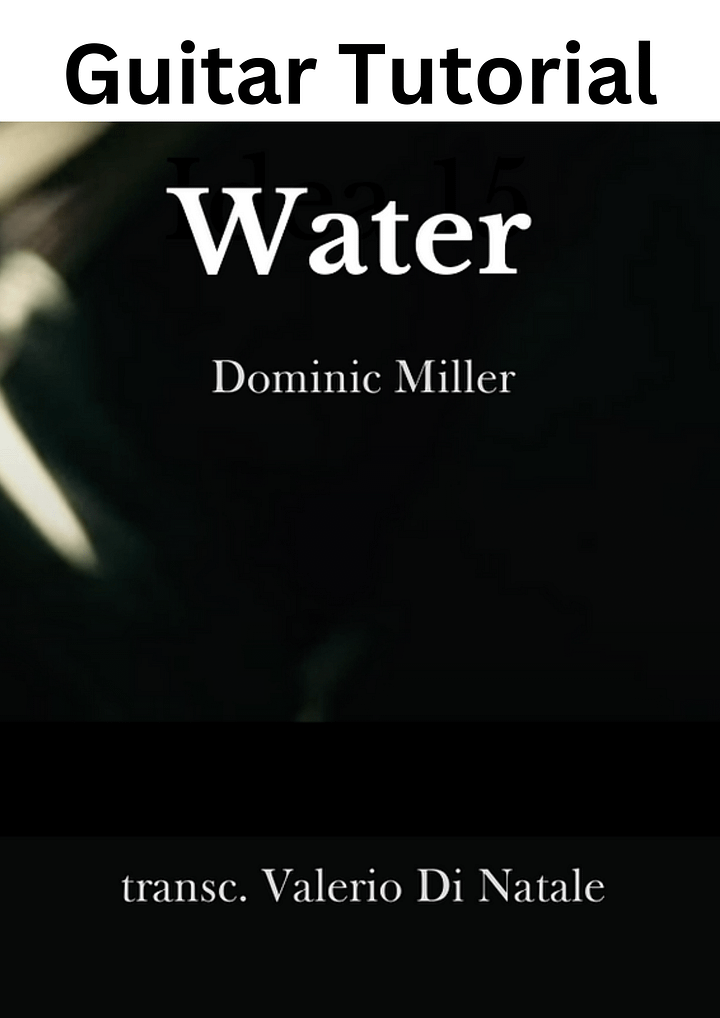 Water by Dominic Miller. product image (1)