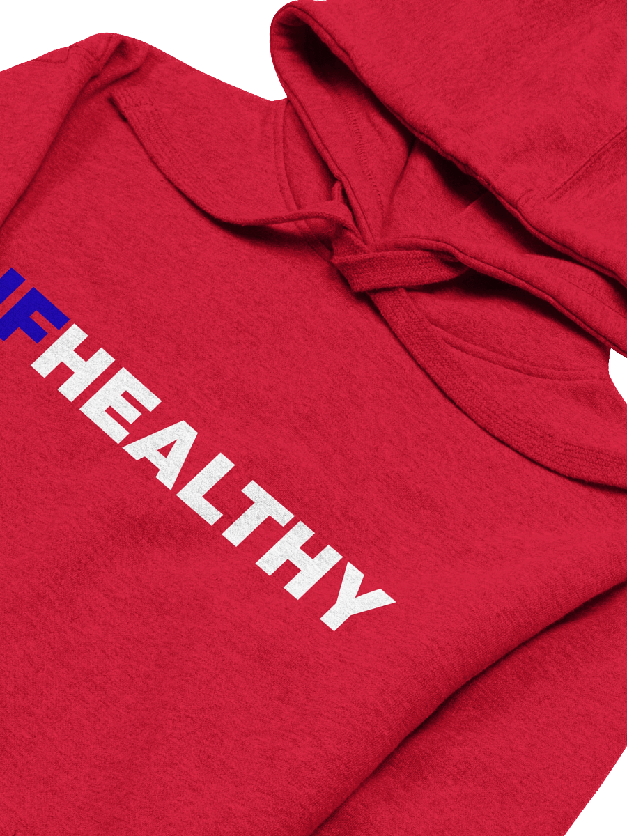 official If Healthy hoodie red product image (3)