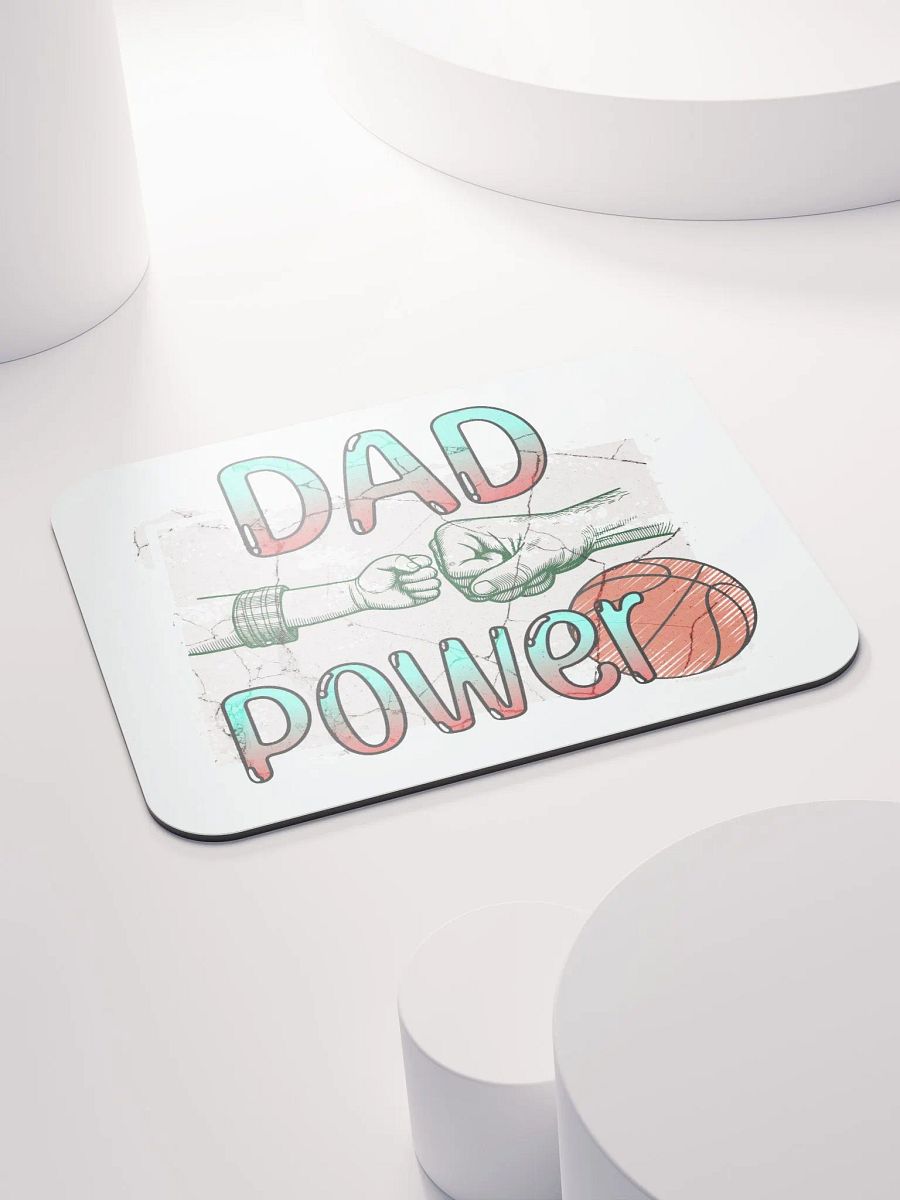 Dad Power Basketball Fist Mouse Pad product image (4)