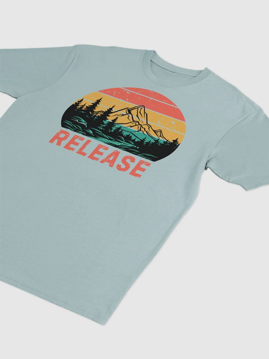 Release Vintage Sunset Mountain Lake Forest T-shirt product image (17)