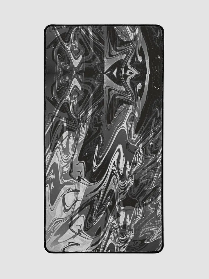 Black and White Swirl Pattern Desktop Mat product image (2)