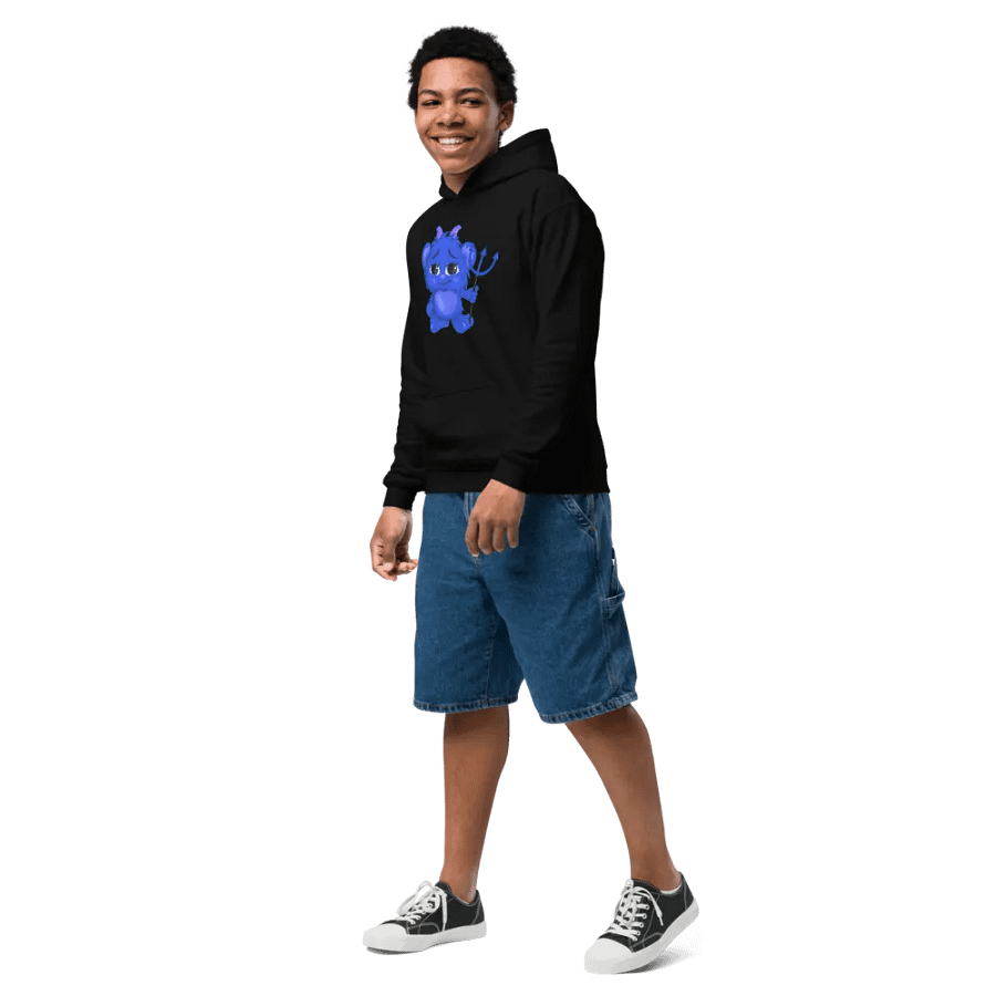 Kids Blue Devil Hoodie product image (5)