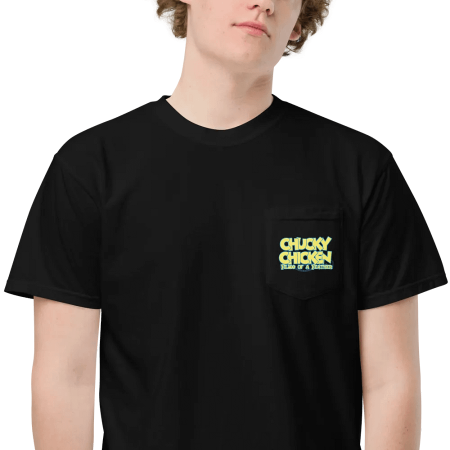 Chucky Chicken Films of a Feather Pocket Tee product image (10)