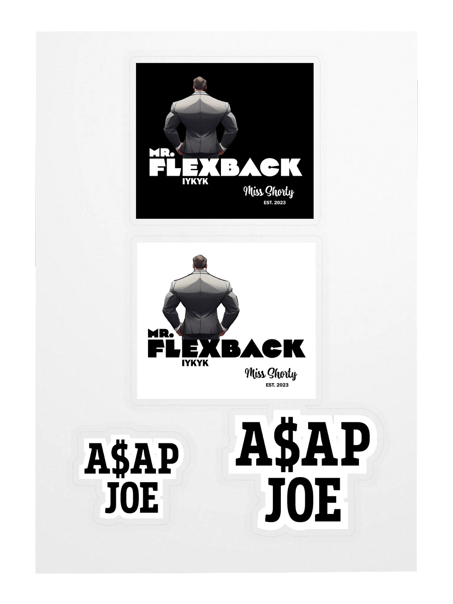 Mr. Flexback -- If you know, you know Sticker Set product image (3)
