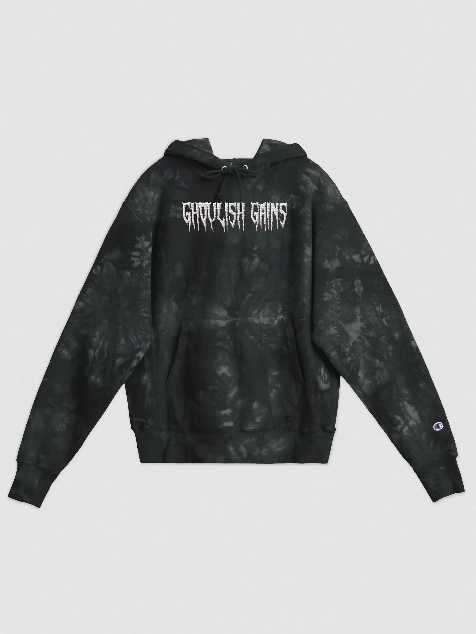 Ghoulish Gains (Old School Logo) Tie Die Hoodie product image (1)