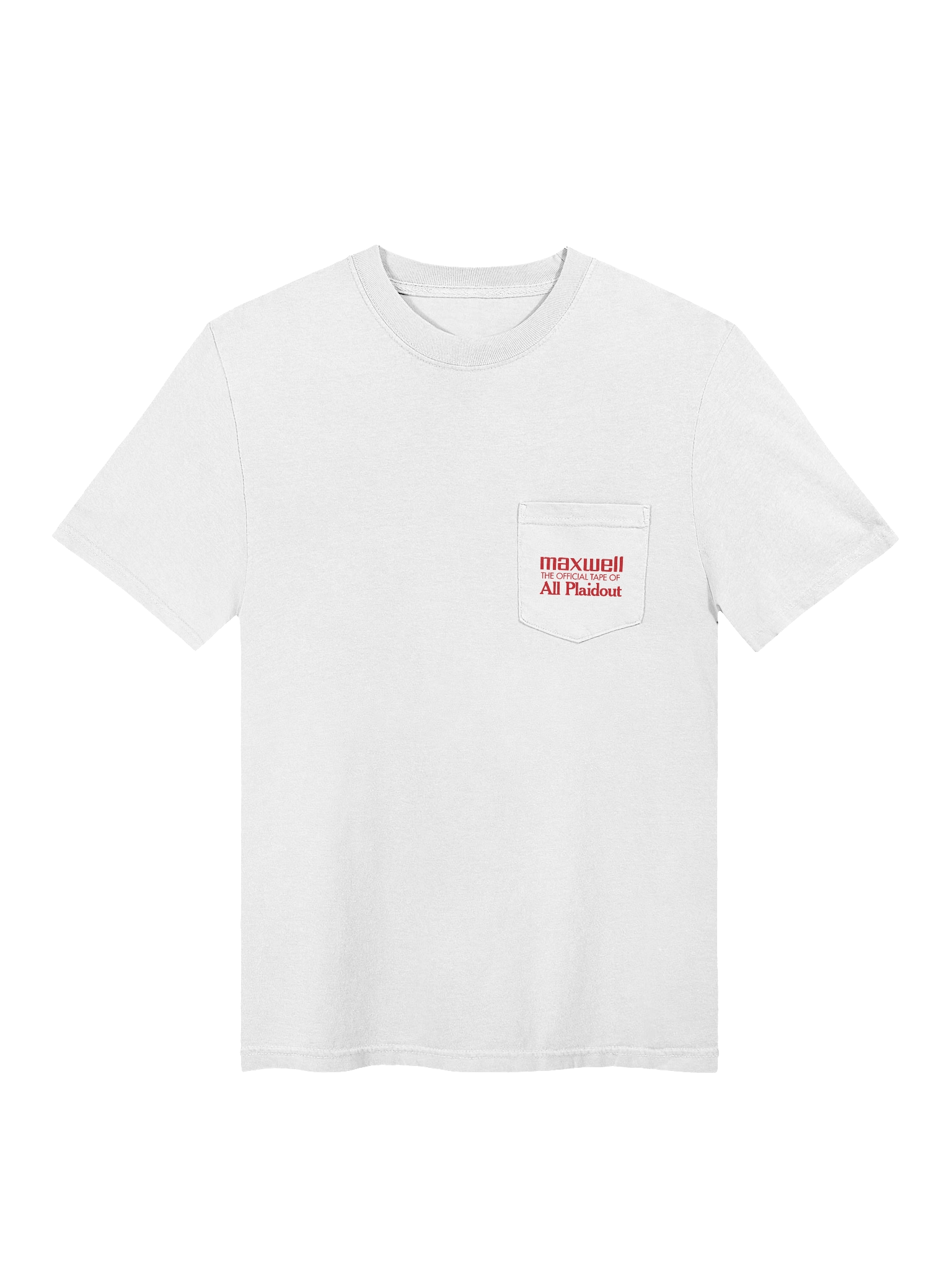 The Official Tape of All Plaidout Pocket Tee product image (1)