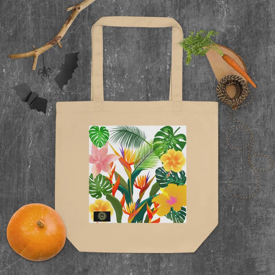 Tropical Blooms Eco Tote product image (4)