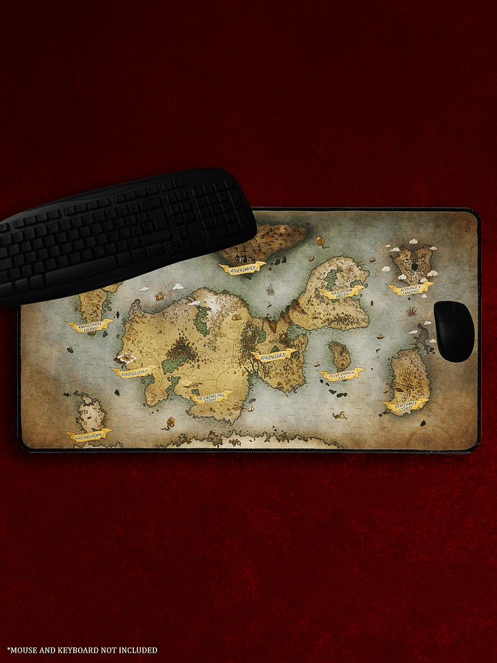 Everinthian | World Map Desk Mat product image (1)