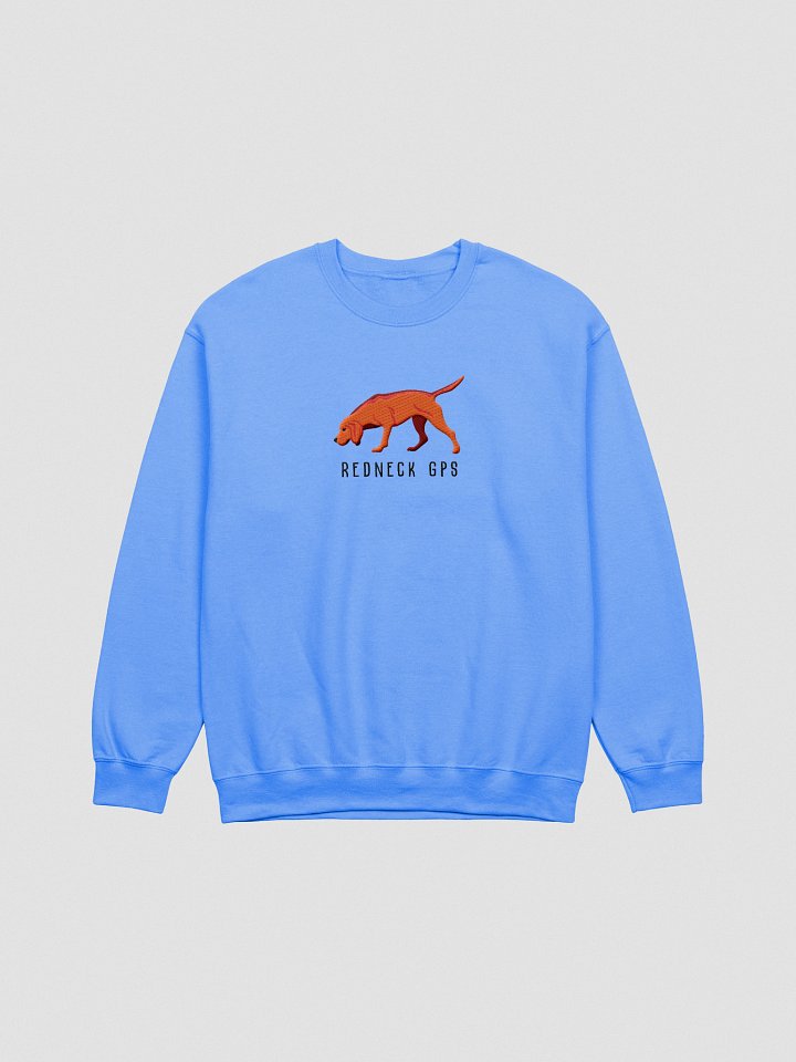 Redneck GPS Sweatshirt (Embroidered) of a Redbone Coonhound product image (7)