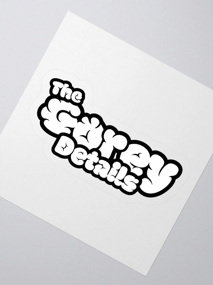 Gorey Details B+W - Kiss Cut Stickers product image (6)