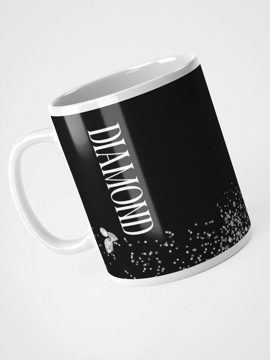 Diamond Heart White Glossy Mug product image (3)