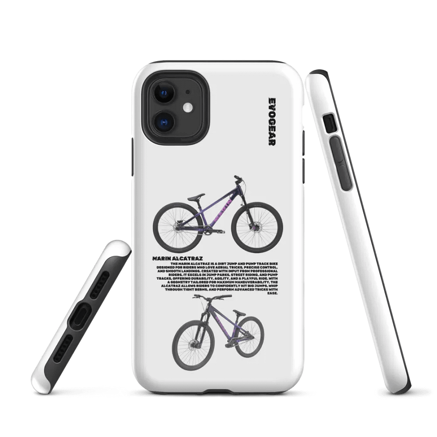 White Marin Alcatraz Purple iPhone Case product image (1)