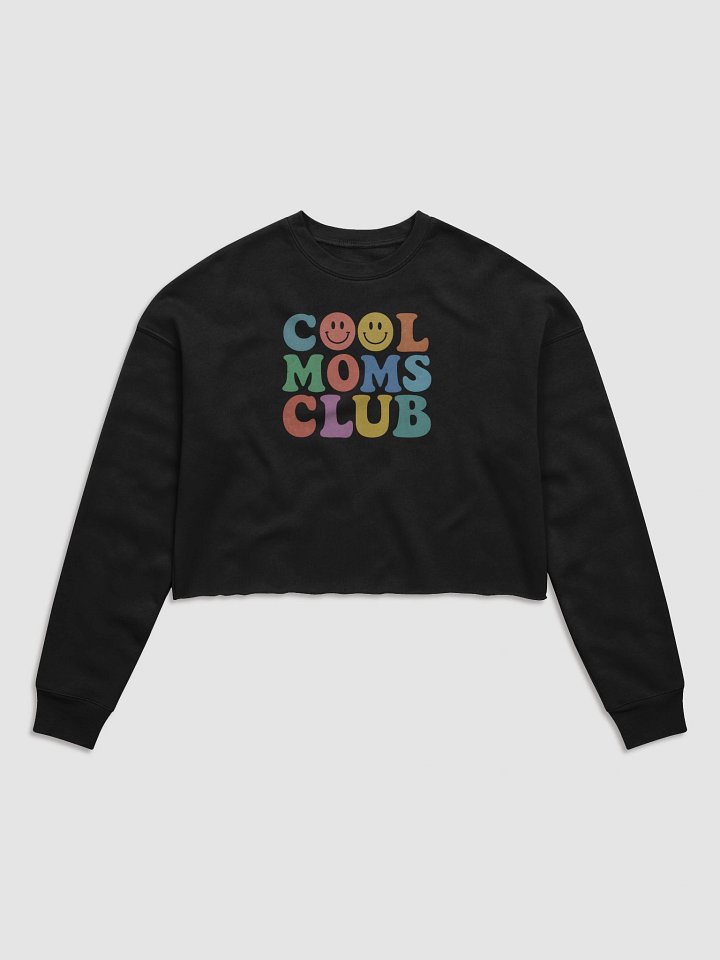 Cool Moms Club Crop Top | Retro Color Pop Mom Tee | Cute & Fun Mother’s Day Gift product image (1)