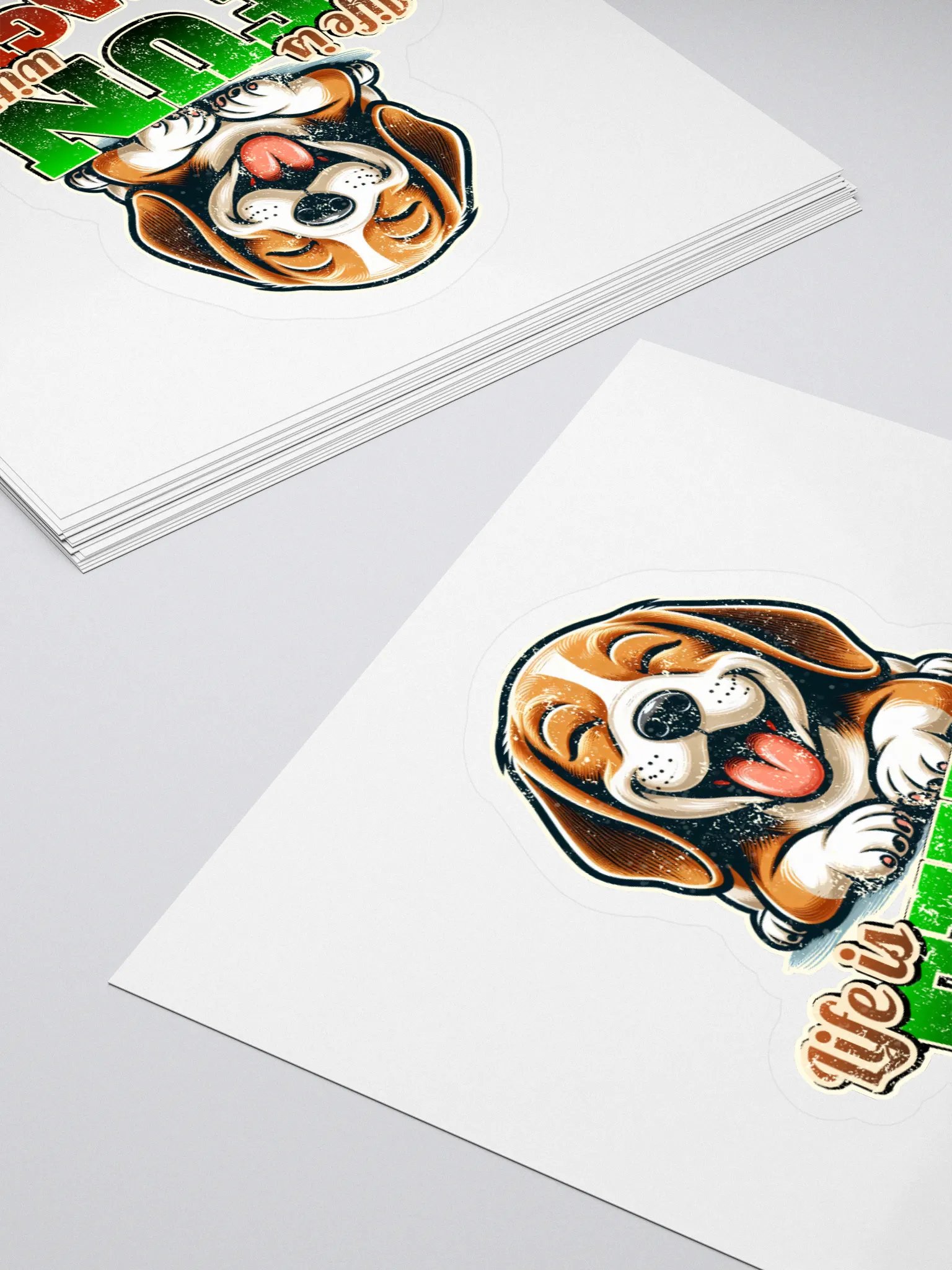 Beagle FUN - Kiss Cut Stickers product image (4)